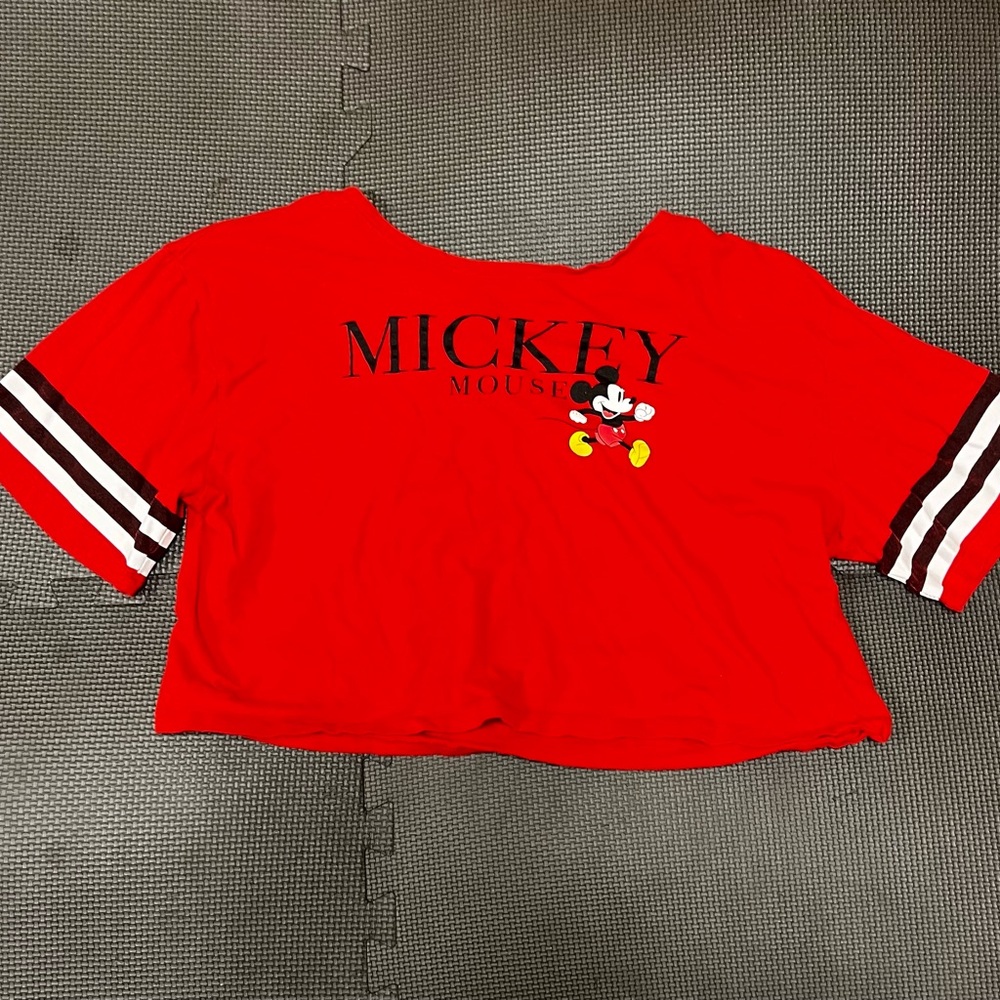 Mickey Mouse crop top. Great condition